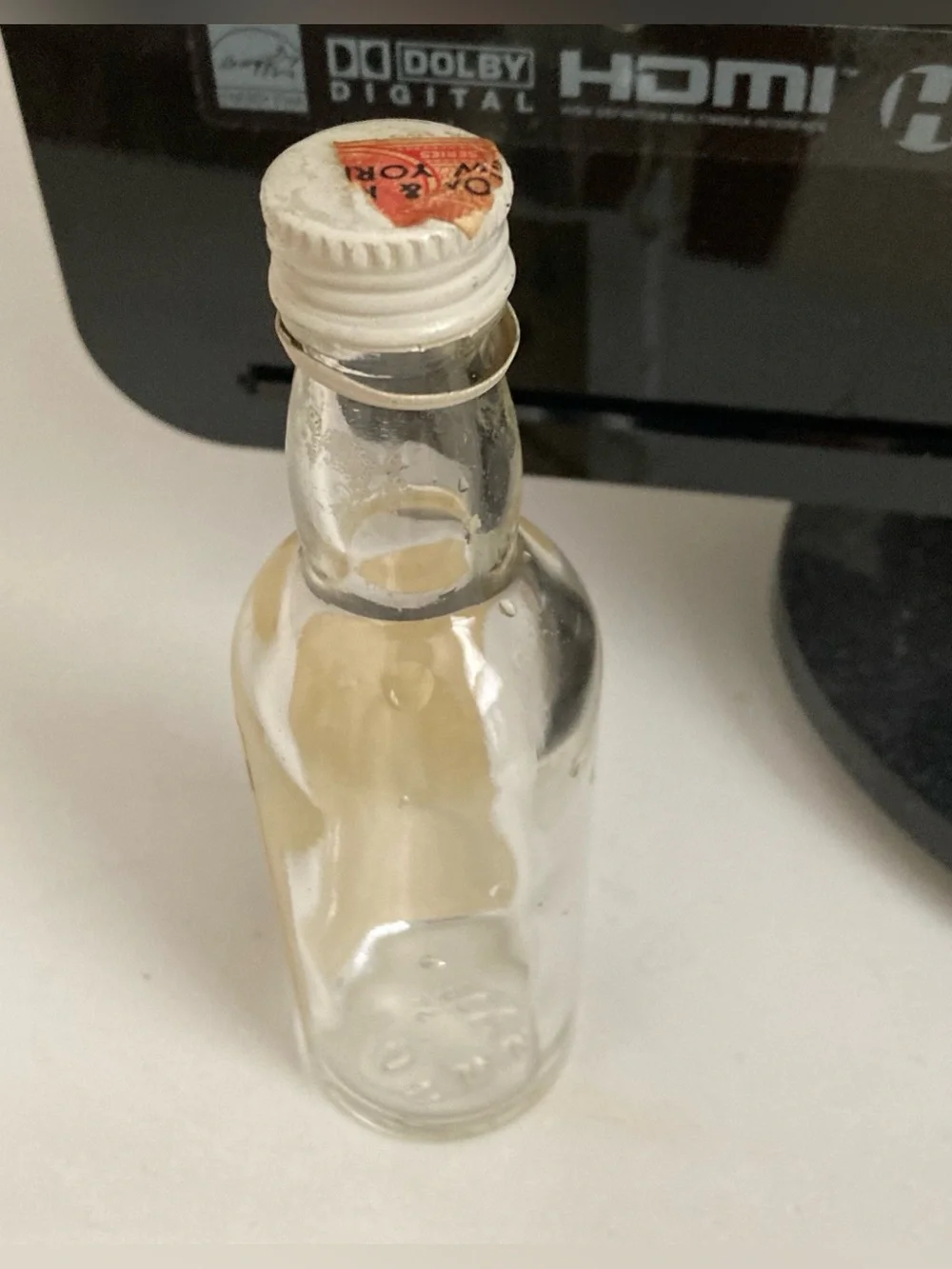 Martin's Original Blended Scotch Whisky Mini Bottle - vintage EMPTY